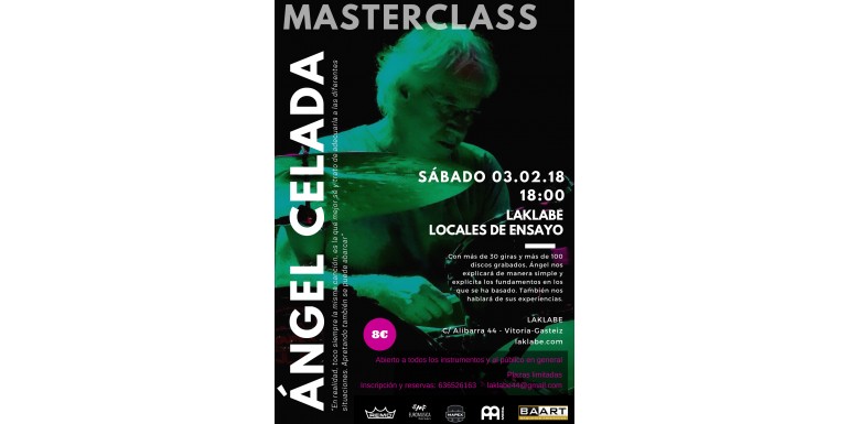 3 Febrero 2018 Master Class Angel Celada