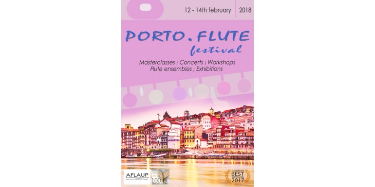 12-14 de Febrero 2018, Festival de Flauta AFLAUP en Oporto (Portugal)